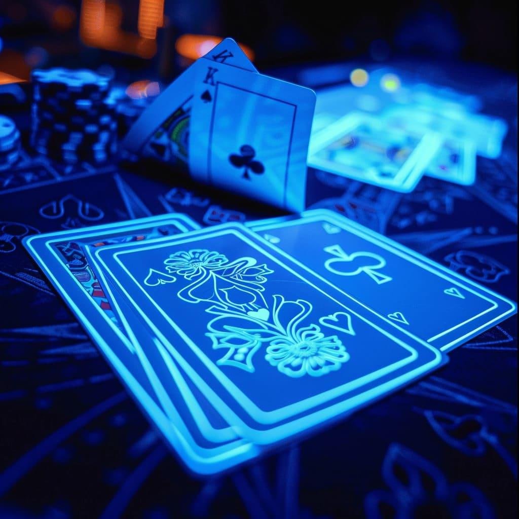 Player chip stack and action display on mamajitu4d